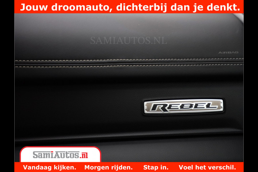 Dodge Ram 1500 REBEL TRX STYLE | BODY LIFT | RAMBAR | 4X4 | LPG | HUD HEADUP | DIGI CLUSTER | 360CAM | ADAPTIVE CRUISE | RAM BAR ROLLCOVER | Comfortabele Dubbele Cabine met Royale 5 Zitplaatsen |