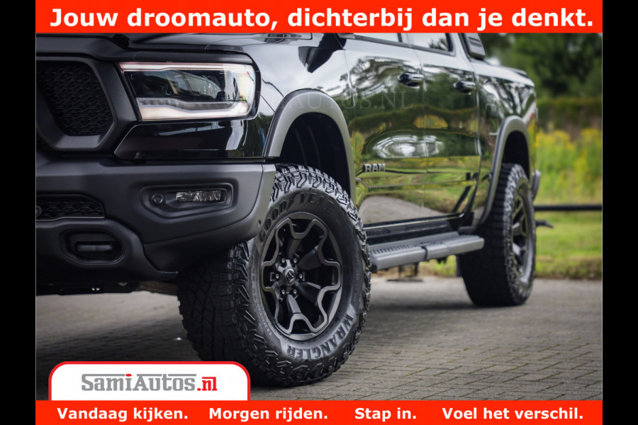 Dodge Ram 1500 REBEL TRX STYLE | BODY LIFT | RAMBAR | 4X4 | LPG | HUD HEADUP | DIGI CLUSTER | 360CAM | ADAPTIVE CRUISE | RAM BAR ROLLCOVER | Comfortabele Dubbele Cabine met Royale 5 Zitplaatsen |