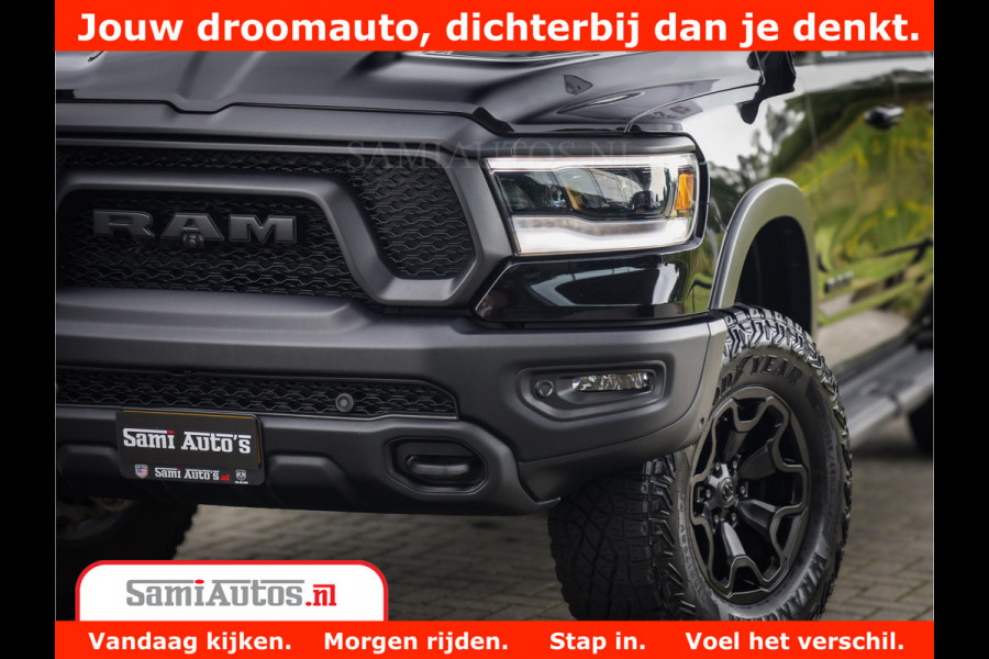 Dodge Ram 1500 REBEL TRX STYLE | BODY LIFT | RAMBAR | 4X4 | LPG | HUD HEADUP | DIGI CLUSTER | 360CAM | ADAPTIVE CRUISE | RAM BAR ROLLCOVER | Comfortabele Dubbele Cabine met Royale 5 Zitplaatsen |