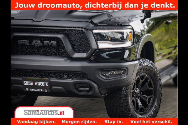 Dodge Ram 1500 REBEL TRX STYLE | BODY LIFT | RAMBAR | 4X4 | LPG | HUD HEADUP | DIGI CLUSTER | 360CAM | ADAPTIVE CRUISE | RAM BAR ROLLCOVER | Comfortabele Dubbele Cabine met Royale 5 Zitplaatsen |