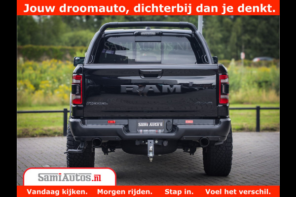 Dodge Ram 1500 REBEL TRX STYLE | BODY LIFT | RAMBAR | 4X4 | LPG | HUD HEADUP | DIGI CLUSTER | 360CAM | ADAPTIVE CRUISE | RAM BAR ROLLCOVER | Comfortabele Dubbele Cabine met Royale 5 Zitplaatsen |