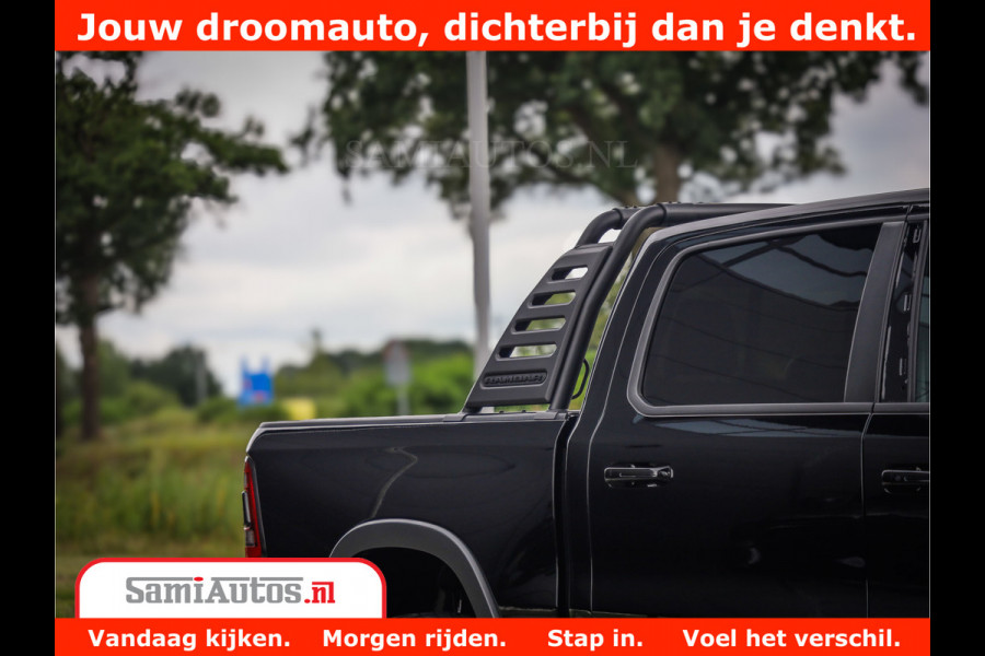 Dodge Ram 1500 REBEL TRX STYLE | BODY LIFT | RAMBAR | 4X4 | LPG | HUD HEADUP | DIGI CLUSTER | 360CAM | ADAPTIVE CRUISE | RAM BAR ROLLCOVER | Comfortabele Dubbele Cabine met Royale 5 Zitplaatsen |