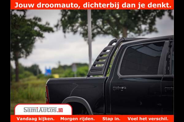 Dodge Ram 1500 REBEL TRX STYLE | BODY LIFT | RAMBAR | 4X4 | LPG | HUD HEADUP | DIGI CLUSTER | 360CAM | ADAPTIVE CRUISE | RAM BAR ROLLCOVER | Comfortabele Dubbele Cabine met Royale 5 Zitplaatsen |
