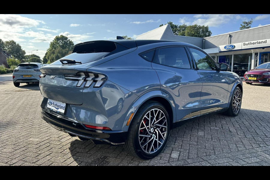Ford Mustang Mach-E 98kWh 487 pk AWD GT Extended | Bronze Appearance Pack | 486pk | Panoramadak | Vapor blue | Garantie tot  27-02-2028 of 100.000 KM