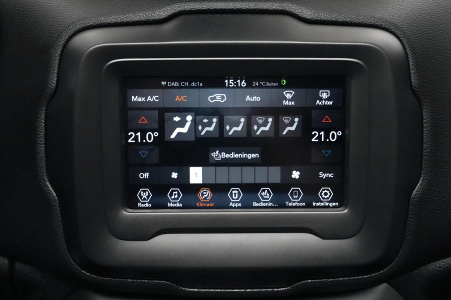 Jeep Renegade 1.0T Limited Sport 120 PK| Pano-dak | CarPlay | Acc | Stoel + Stuurverwarming | Camera | Led | Pdc |