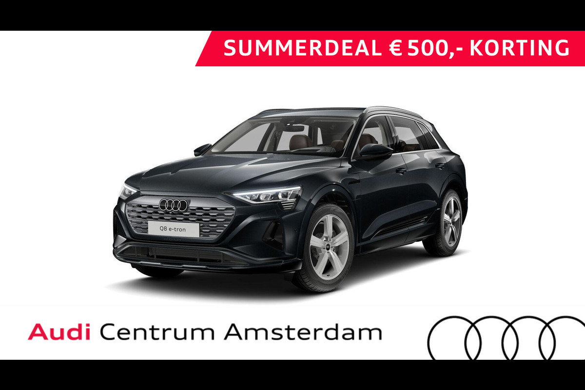 Audi Q8 e-tron 55 quattro Advanced Edition Plus 115 kWh 408pk | Panoramadak | Wegklapbare trekhaak | B&O Premium Sound | lederen bekleding | Head up Display Audi Q8 e-tron 55 quattro Advanced Edition Plus 115 kWh 408pk | Panoramadak | Wegklapbare trekhaak | B&O Premium Sound | lederen bekleding | Head up Display