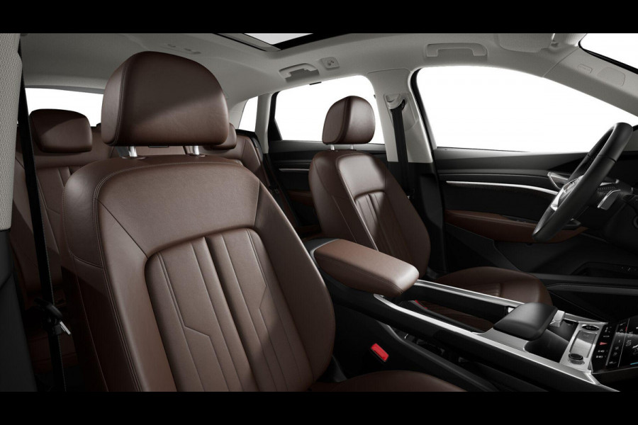 Audi Q8 e-tron 55 quattro Advanced Edition Plus 115 kWh 408pk | Panoramadak | Wegklapbare trekhaak | B&O Premium Sound | lederen bekleding | Head up Display