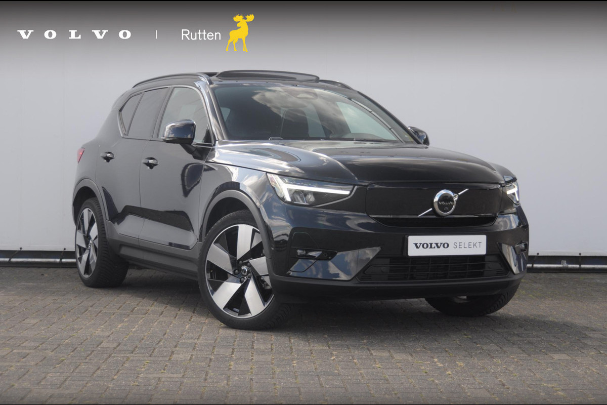 Volvo XC40 408PK Automaat Recharge Twin Ultimate / Adaptieve cruise control/ Panoramadak/ Elektrische stoelen met geheugen/ BLIS/ Elektrische achterklep/ Parkeersensoren met 360 Camera/ Stoel en stuurwielverwarming/ Mistlampen/ Luxe bekleding/ 20" Velgen/ Harman kardon audio/ Apple carplay Volvo XC40 408PK Automaat Recharge Twin Ultimate / Adaptieve cruise control/ Panoramadak/ Elektrische stoelen met geheugen/ BLIS/ Elektrische achterklep/ Parkeersensoren met 360 Camera/ Stoel en stuurwielverwarming/ Mistlampen/ Luxe bekleding/ 20" Velgen/ Harman kardon audio/ Apple carplay
