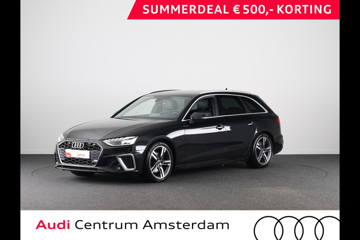 Audi A4 Avant 35 TFSI S-Line 150 pk Automaat (S-Tronic) | Verlengde garantie | Navigatie | Parkeersensoren achter | Autom. airco (3 zones) | S-Line Audi A4 Avant 35 TFSI S-Line 150 pk Automaat (S-Tronic) | Verlengde garantie | Navigatie | Parkeersensoren achter | Autom. airco (3 zones) | S-Line