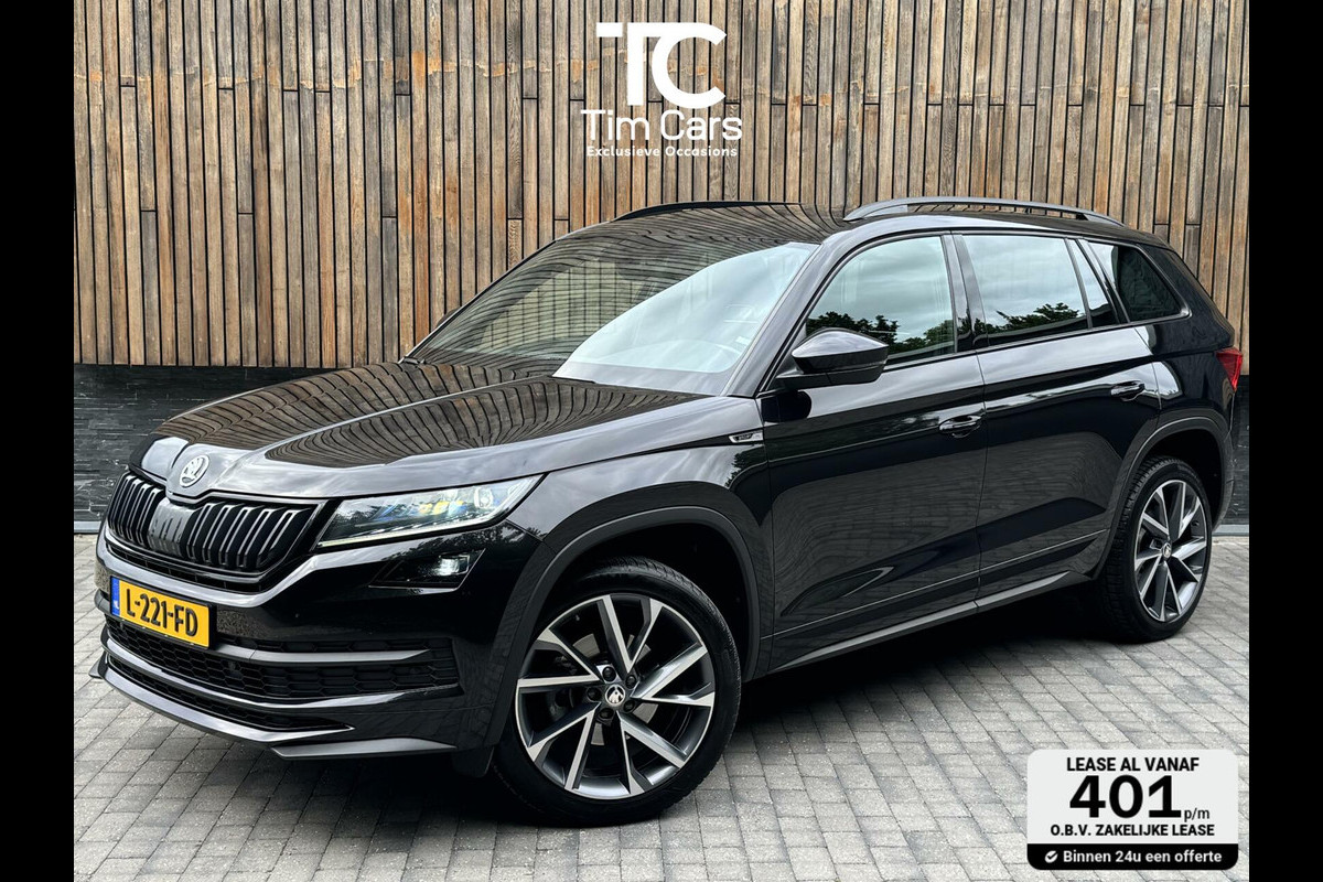 Škoda Kodiaq 1.5 TSI Sportline Automaat | Trekhaak uitklapbaar | Navigatiesysteem | Stoelverwarming | Stuurverwarming | Getint glas | Cruise