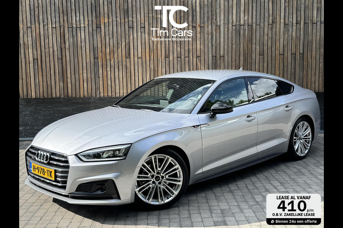 Audi A5 Sportback 35 TFSI S-line black edition Automaat | Navigatiesysteem | Bang&Olufsen audio | Leer/alcantara grijs | Adaptieve cruis Audi A5 Sportback 35 TFSI S-line black edition Automaat | Navigatiesysteem | Bang&Olufsen audio | Leer/alcantara grijs | Adaptieve cruis