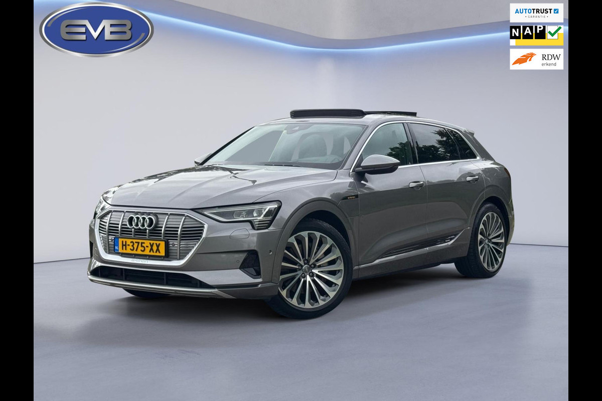 Audi e-tron E-tron 55 quattro advanced 95 kWh S-line, panoramadak, leder, HUD, trekhaak, vele opties Audi e-tron E-tron 55 quattro advanced 95 kWh S-line, panoramadak, leder, HUD, trekhaak, vele opties