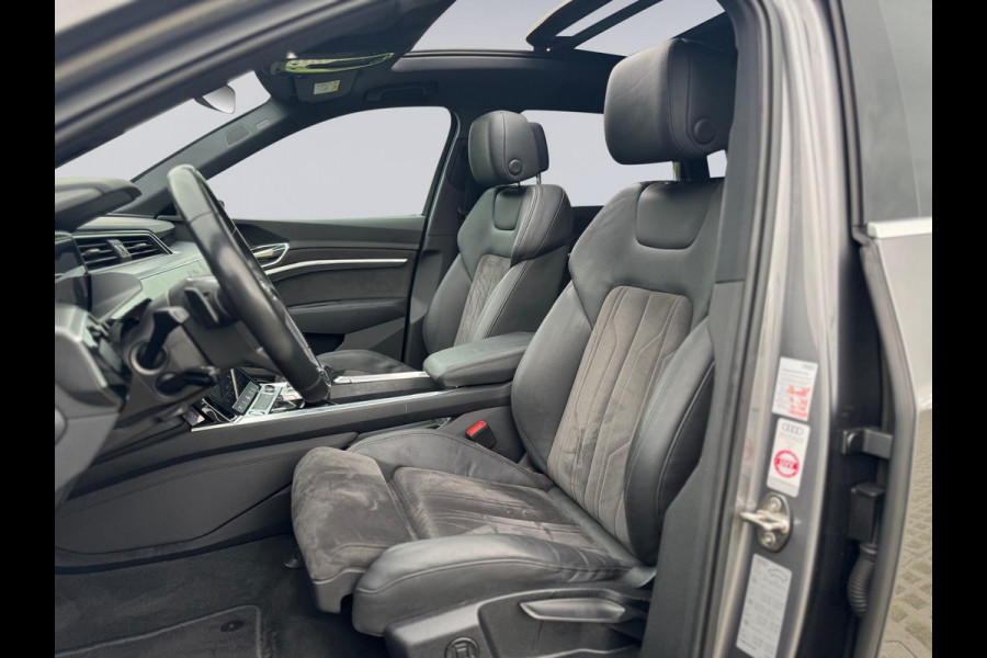 Audi e-tron E-tron 55 quattro advanced 95 kWh S-line, panoramadak, leder, HUD, trekhaak, vele opties