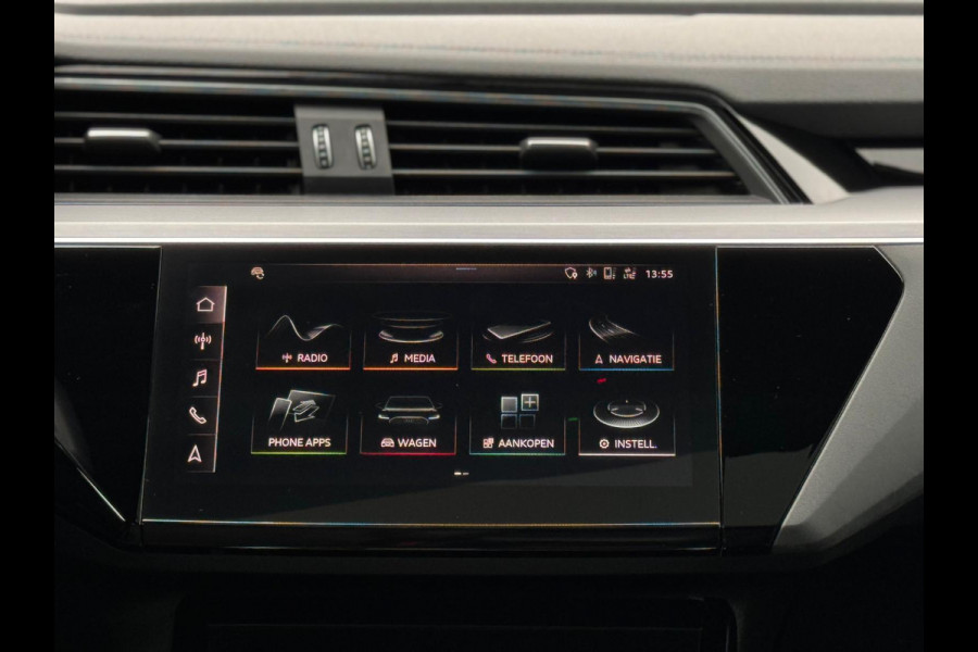 Audi e-tron E-tron 55 quattro advanced 95 kWh S-line, panoramadak, leder, HUD, trekhaak, vele opties