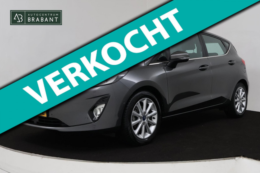 Ford Fiesta 1.0 EcoBoost Titanium (NAVI, CAMERA, STOELVERWARMING, PARKEERSENSOREN, AUTO INPARKEREN, GOED ONDERHOUDEN)