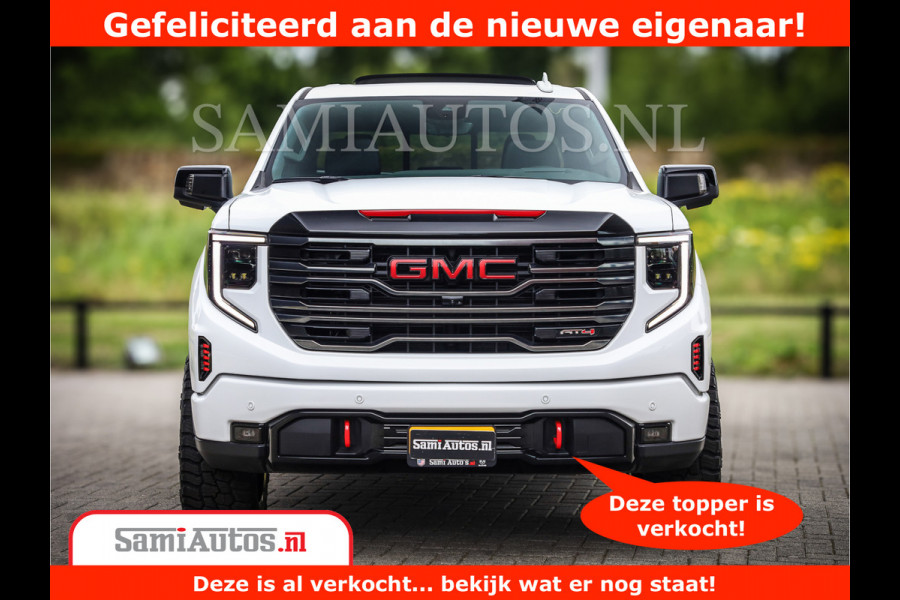 GMC Sierra AT4 | 6.2 V8 | Prijs Compleet met Garantie en Lpg en Rijklaarmaak kosten | Comfortabele Dubbele Cabine met 5 Zitplaatsen | BPM vrij | Nu Leverbaar uit Voorraad | Voorraad Nr 2241 -  8521 |