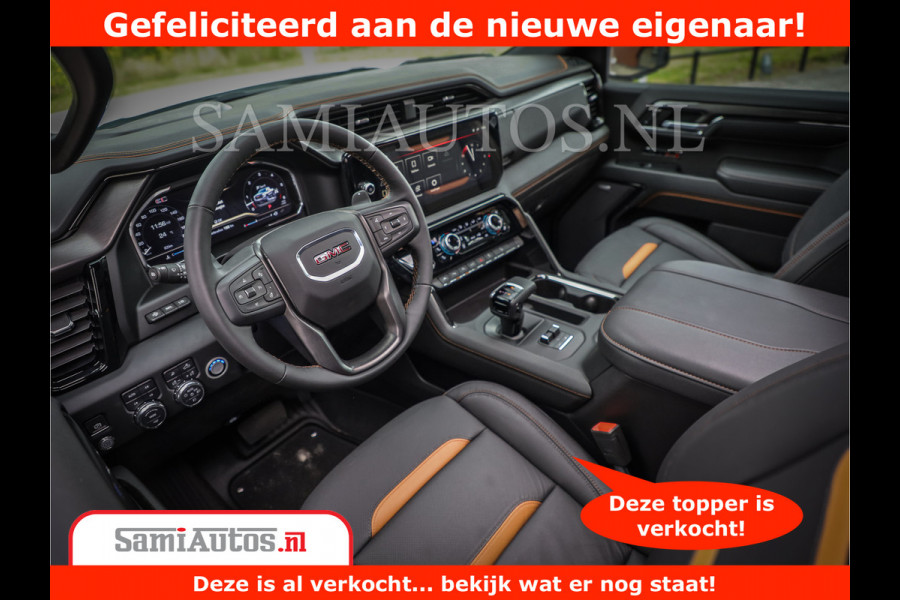 GMC Sierra AT4 | 6.2 V8 | Prijs Compleet met Garantie en Lpg en Rijklaarmaak kosten | Comfortabele Dubbele Cabine met 5 Zitplaatsen | BPM vrij | Nu Leverbaar uit Voorraad | Voorraad Nr 2241 -  8521 |