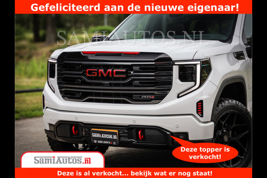 GMC Sierra AT4 | 6.2 V8 | Prijs Compleet met Garantie en Lpg en Rijklaarmaak kosten | Comfortabele Dubbele Cabine met 5 Zitplaatsen | BPM vrij | Nu Leverbaar uit Voorraad | Voorraad Nr 2241 -  8521 |