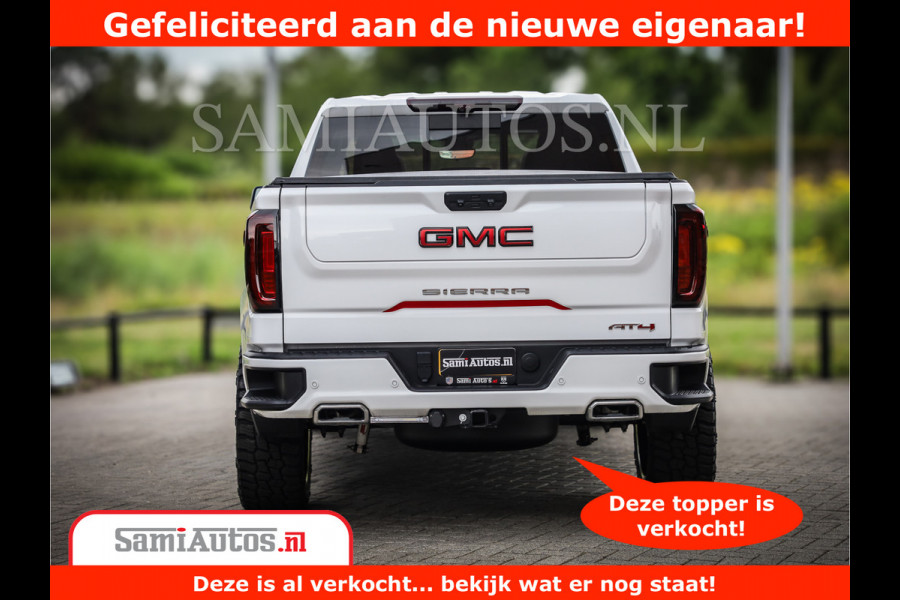 GMC Sierra AT4 | 6.2 V8 | Prijs Compleet met Garantie en Lpg en Rijklaarmaak kosten | Comfortabele Dubbele Cabine met 5 Zitplaatsen | BPM vrij | Nu Leverbaar uit Voorraad | Voorraad Nr 2241 -  8521 |
