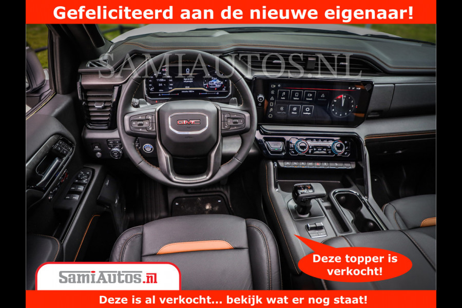 GMC Sierra AT4 | 6.2 V8 | Prijs Compleet met Garantie en Lpg en Rijklaarmaak kosten | Comfortabele Dubbele Cabine met 5 Zitplaatsen | BPM vrij | Nu Leverbaar uit Voorraad | Voorraad Nr 2241 -  8521 |
