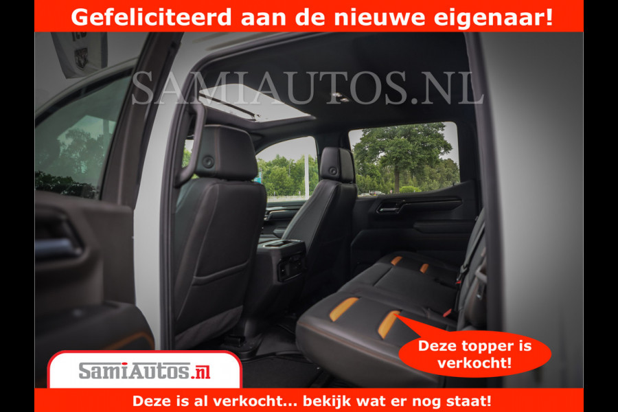 GMC Sierra AT4 | 6.2 V8 | Prijs Compleet met Garantie en Lpg en Rijklaarmaak kosten | Comfortabele Dubbele Cabine met 5 Zitplaatsen | BPM vrij | Nu Leverbaar uit Voorraad | Voorraad Nr 2241 -  8521 |