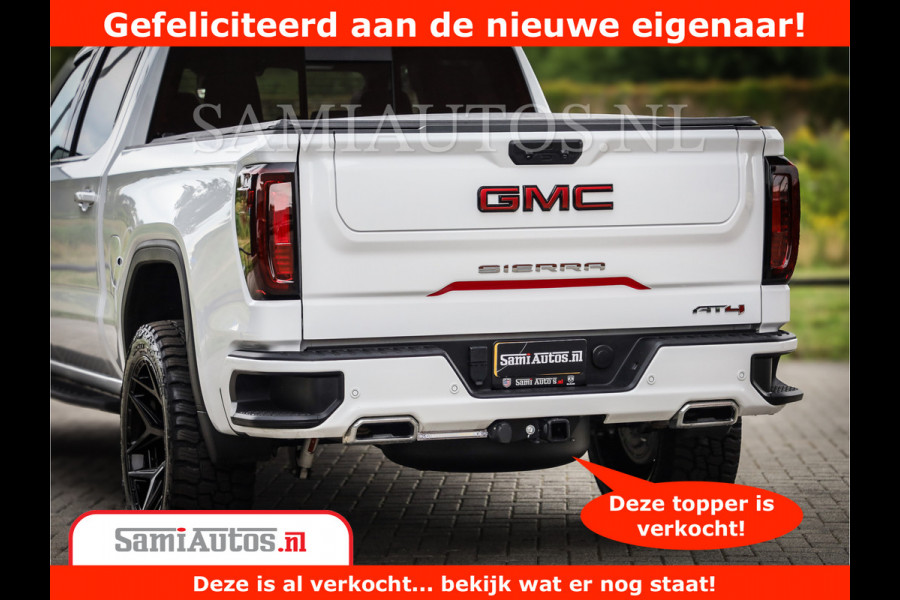 GMC Sierra AT4 | 6.2 V8 | Prijs Compleet met Garantie en Lpg en Rijklaarmaak kosten | Comfortabele Dubbele Cabine met 5 Zitplaatsen | BPM vrij | Nu Leverbaar uit Voorraad | Voorraad Nr 2241 -  8521 |