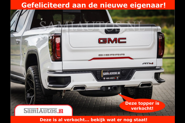 GMC Sierra AT4 | 6.2 V8 | Prijs Compleet met Garantie en Lpg en Rijklaarmaak kosten | Comfortabele Dubbele Cabine met 5 Zitplaatsen | BPM vrij | Nu Leverbaar uit Voorraad | Voorraad Nr 2241 -  8521 |