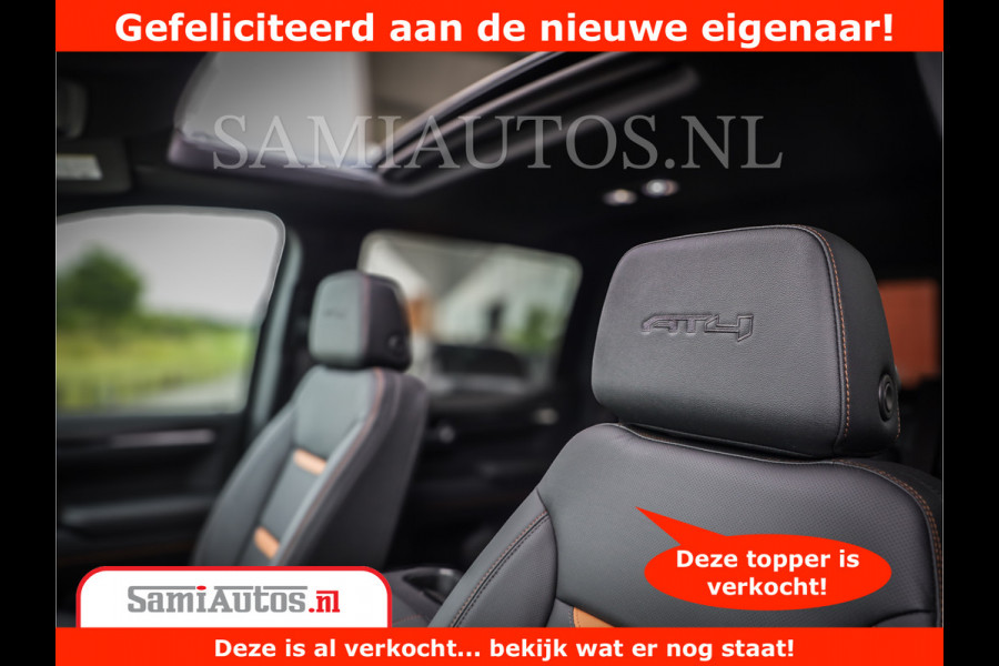GMC Sierra AT4 | 6.2 V8 | Prijs Compleet met Garantie en Lpg en Rijklaarmaak kosten | Comfortabele Dubbele Cabine met 5 Zitplaatsen | BPM vrij | Nu Leverbaar uit Voorraad | Voorraad Nr 2241 -  8521 |