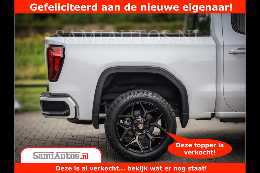 GMC Sierra AT4 | 6.2 V8 | Prijs Compleet met Garantie en Lpg en Rijklaarmaak kosten | Comfortabele Dubbele Cabine met 5 Zitplaatsen | BPM vrij | Nu Leverbaar uit Voorraad | Voorraad Nr 2241 -  8521 |