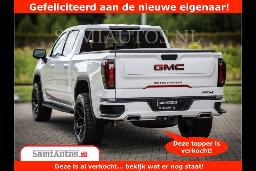 GMC Sierra AT4 | 6.2 V8 | Prijs Compleet met Garantie en Lpg en Rijklaarmaak kosten | Comfortabele Dubbele Cabine met 5 Zitplaatsen | BPM vrij | Nu Leverbaar uit Voorraad | Voorraad Nr 2241 -  8521 |