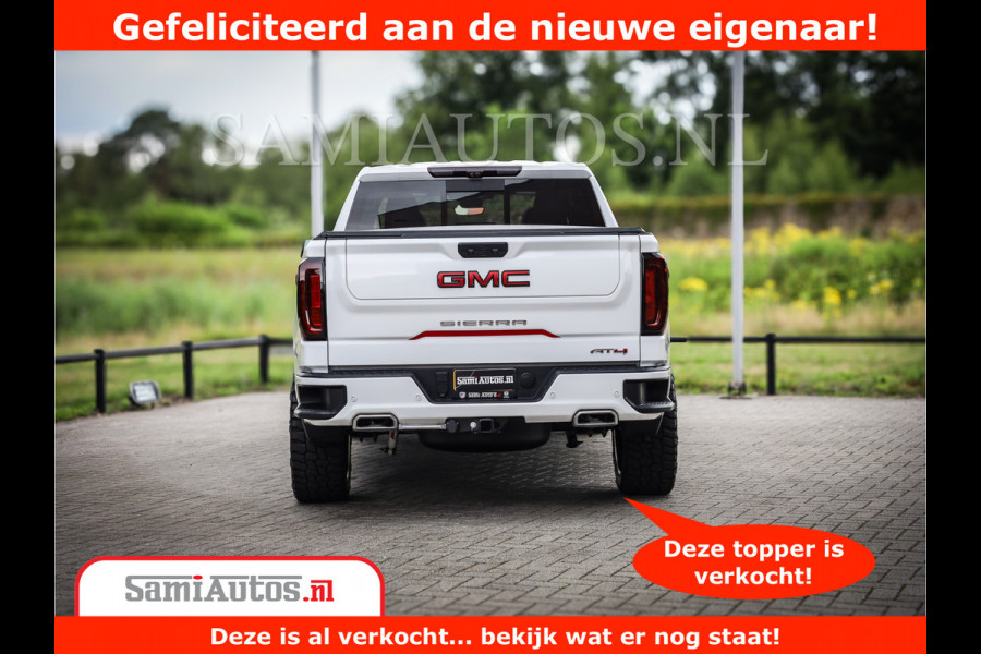 GMC Sierra AT4 | 6.2 V8 | Prijs Compleet met Garantie en Lpg en Rijklaarmaak kosten | Comfortabele Dubbele Cabine met 5 Zitplaatsen | BPM vrij | Nu Leverbaar uit Voorraad | Voorraad Nr 2241 -  8521 |