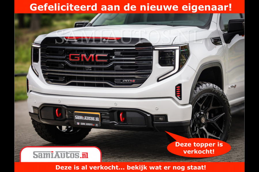 GMC Sierra AT4 | 6.2 V8 | Prijs Compleet met Garantie en Lpg en Rijklaarmaak kosten | Comfortabele Dubbele Cabine met 5 Zitplaatsen | BPM vrij | Nu Leverbaar uit Voorraad | Voorraad Nr 2241 -  8521 |
