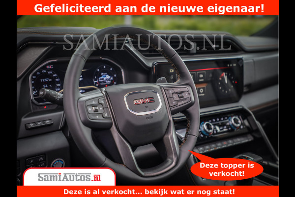 GMC Sierra AT4 | 6.2 V8 | Prijs Compleet met Garantie en Lpg en Rijklaarmaak kosten | Comfortabele Dubbele Cabine met 5 Zitplaatsen | BPM vrij | Nu Leverbaar uit Voorraad | Voorraad Nr 2241 -  8521 |