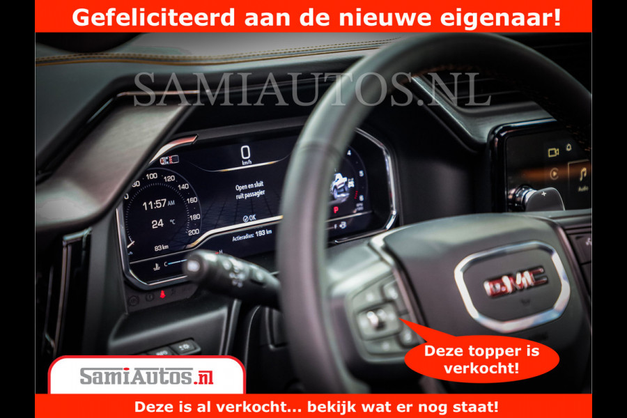 GMC Sierra AT4 | 6.2 V8 | Prijs Compleet met Garantie en Lpg en Rijklaarmaak kosten | Comfortabele Dubbele Cabine met 5 Zitplaatsen | BPM vrij | Nu Leverbaar uit Voorraad | Voorraad Nr 2241 -  8521 |
