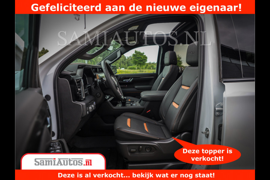GMC Sierra AT4 | 6.2 V8 | Prijs Compleet met Garantie en Lpg en Rijklaarmaak kosten | Comfortabele Dubbele Cabine met 5 Zitplaatsen | BPM vrij | Nu Leverbaar uit Voorraad | Voorraad Nr 2241 -  8521 |