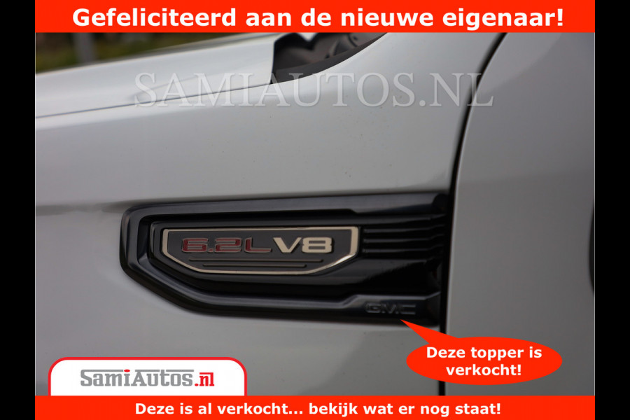 GMC Sierra AT4 | 6.2 V8 | Prijs Compleet met Garantie en Lpg en Rijklaarmaak kosten | Comfortabele Dubbele Cabine met 5 Zitplaatsen | BPM vrij | Nu Leverbaar uit Voorraad | Voorraad Nr 2241 -  8521 |