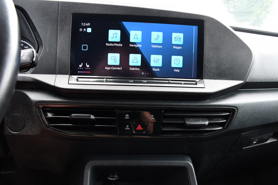 Volkswagen Caddy Cargo 1.5 TSI Black Edition Benzine, Camera, Cruise, Carplay, LED, 115pk, Automaat, Stoelverwarming, NAVI, Trekhaak, Uniek!
