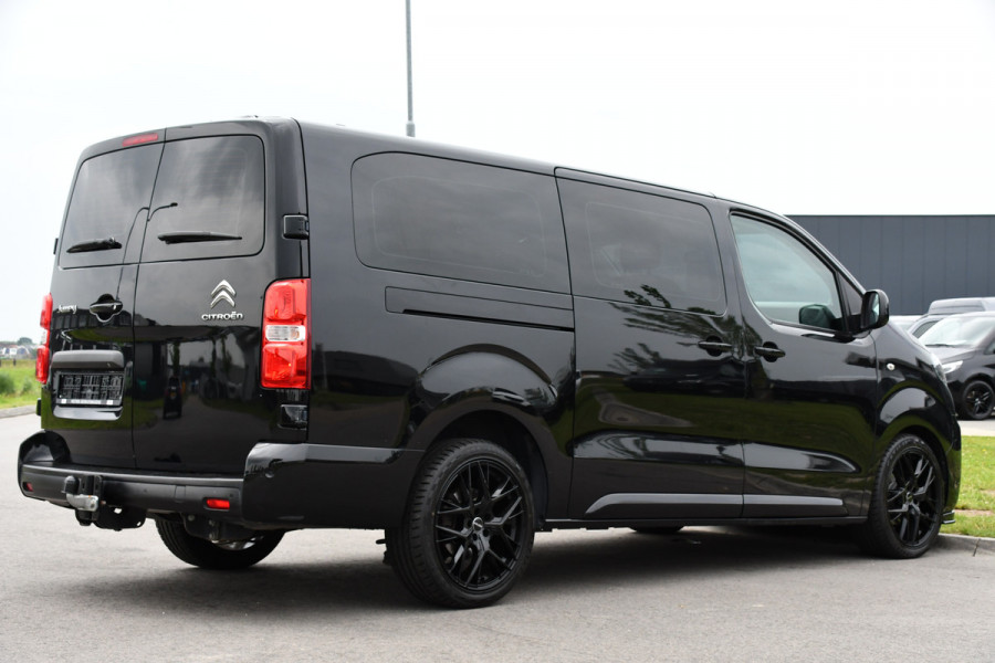 Citroën Jumpy 2.0 BlueHDI 180 DC Black Edition Adaptieve Cruise, Camera, Carplay, 177pk, Head-up, 2 x Schuifdeur, Clima, Multimedia, Automaat, Trekhaak, Uniek!