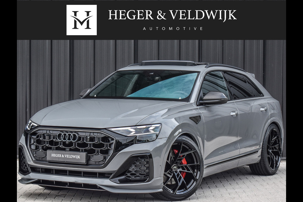 Audi Q8 60 TFSI e ABT AERO COMPETITION | ABT LEGACY WHEELS | B&O ADVANCED | PANORAMADAK | MASSAGE STOELEN | 4 WIEL BESTURING | ALCANTARE Audi Q8 60 TFSI e ABT AERO COMPETITION | ABT LEGACY WHEELS | B&O ADVANCED | PANORAMADAK | MASSAGE STOELEN | 4 WIEL BESTURING | ALCANTARE
