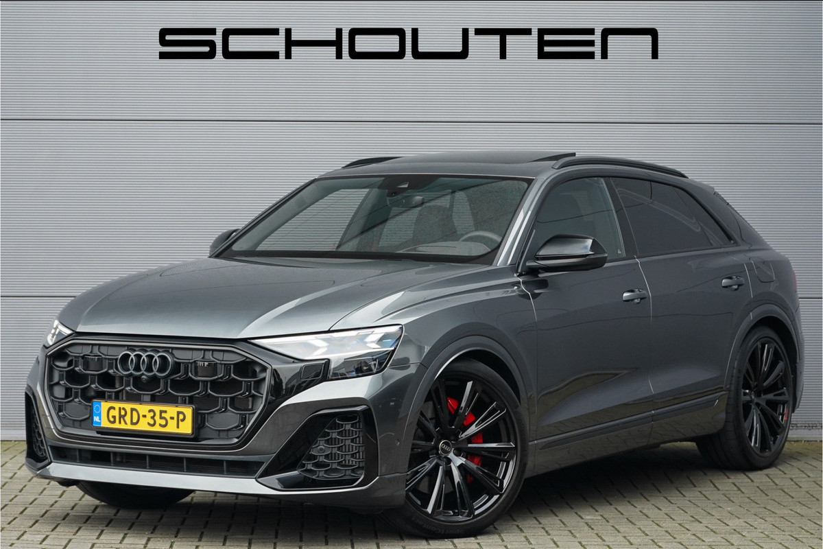 Audi Q8 60 TFSI e Quattro S Competition Pano B&O Trekhaak 4WS 23" Audi Q8 60 TFSI e Quattro S Competition Pano B&O Trekhaak 4WS 23"