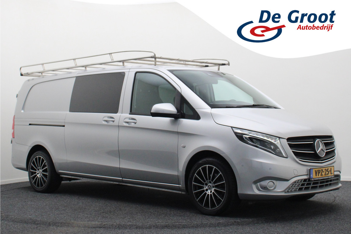 Mercedes-Benz Vito 116 CDI Extra Lang DC Comfort 2x Schuifdeur, LED, Apple Carplay, Camera, Stoelverwarming, Trekhaak, 18"