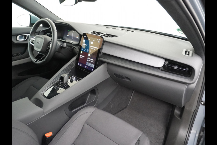 Polestar 2 Long Range 78kWh Carplay Android Auto Cruise Control Keyless Navi Ecc 360°Camera 19"LM Led-Pixel PDC Elektr.Klep Google Maps Blindspot Monitoring Stoelverwarming Regen-Lichtsensor Virtual-Cockpit Hill-Assist Lane Assist Origineel Nederlandse Auto Tot 150kw snel laden 1.500KG Trekvermogen €54.400 nieuwprijs
