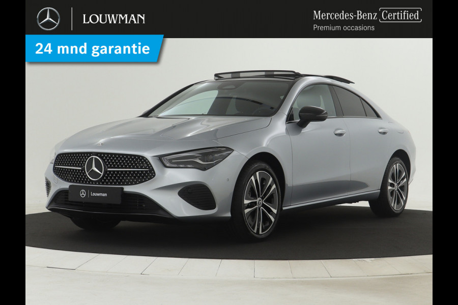 Mercedes-Benz CLA-Klasse 250 e Star Edition | Nightpakket | Panoramaschuifdak | 	USB pakket plus | Parkeerpakket met achteruitrijcamera | Dodehoekassistent | KEYLESS GO-comfortpakket | Sfeerverlichting | Draadloos oplaadsysteem voor smartphone  |