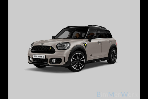 MINI Countryman 2.0 Cooper S E ALL4 John Cooper Works | JCW | Harman Kardon | Panoramadak | Memory Seat | Keyless | Stoelverwarming | Adaptive Cruise Control | Head-Up Display | Apple Carplay | Navigatie | LED | DAB | Leer | Rooftop Gray