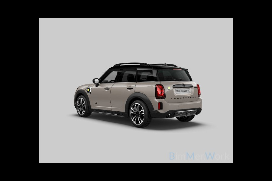 MINI Countryman 2.0 Cooper S E ALL4 John Cooper Works | JCW | Harman Kardon | Panoramadak | Memory Seat | Keyless | Stoelverwarming | Adaptive Cruise Control | Head-Up Display | Apple Carplay | Navigatie | LED | DAB | Leer | Rooftop Gray