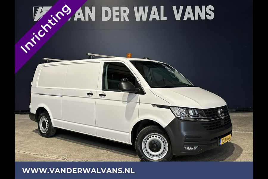 Volkswagen Transporter 2.0 TDI 150pk L2H1 Inrichting Euro6 Airco | Apple Carplay | Android Auto | Cruisecontrol | 2500kg Trekhaak Dakdragers, Parkeersensoren