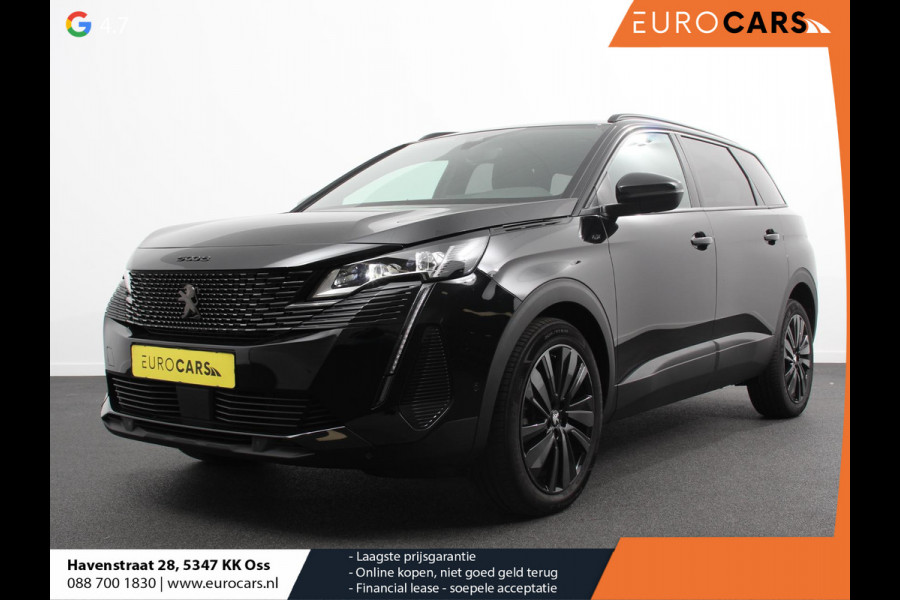 Peugeot 5008 1.2 PureTech 130pk Automaat GT Black Pack 7p Climate control Adaptive Cruise control Camera Verwarmde voorstoelen Keyless Navigatie LED Apple Carplay/ Android Auto