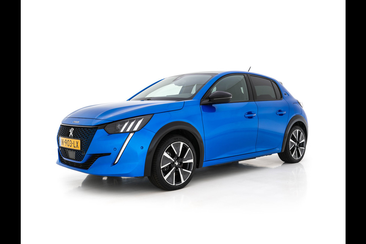 Peugeot e-208 EV GT Pack 50 kWh [ 3-Fase ] (INCL-BTW) *FULL-LED | DIGI-COCKPIT | BLINDSPOT | CAMERA | LEATHER-ALCANTARA | NAVI-FULLMAP | LANE-ASSIST | KEYLESS | DAB | CCS-FASTLOADER | HEATED-SPORTSEATS | AMBIENT-LIGHT | 17"ALU*