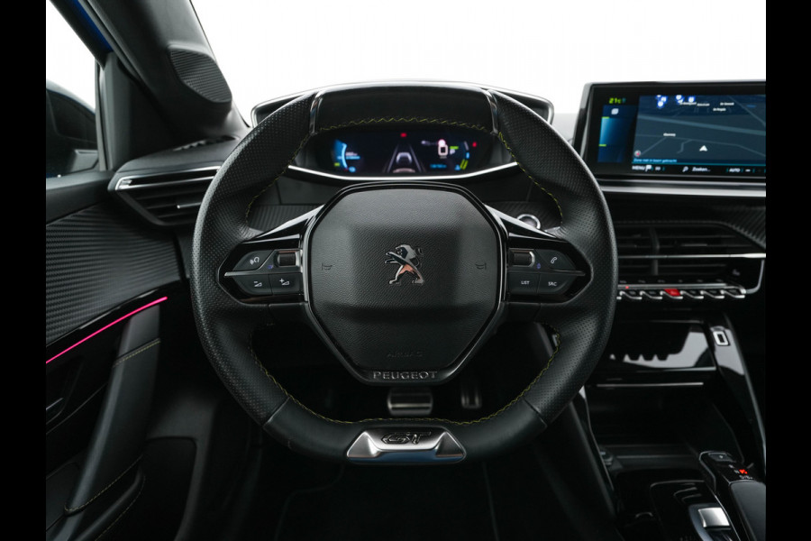 Peugeot e-208 EV GT-Line 50 kWh [ 3-Fase ] (INCL-BTW) *FULL-LED | DIGI-COCKPIT | BLINDSPOT | CAMERA | LEATHER-ALCANTARA | NAVI-FULLMAP | LANE-ASSIST | KEYLESS | DAB | CCS-FASTLOADER | HEATED-SPORTSEATS | AMBIENT-LIGHT | 17"ALU*