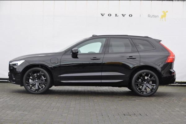 Volvo XC60 T6 350PK Automaat Recharge AWD Plus Black Edition Long range / Adaptieve cruise control / Harman Kardon audio / Trekhaak / Panoramadak / Apple carplay / Parkeersensoren met 360 camera / Elektrische achterklep / Elektrische stoelen met geheugen / Stoel en stuurwielverwarming / 21” velgen
